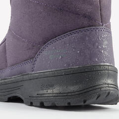 Çocuk Su Geçirmez Outdoor Kar Botu - Gri / Mor - SH100_7