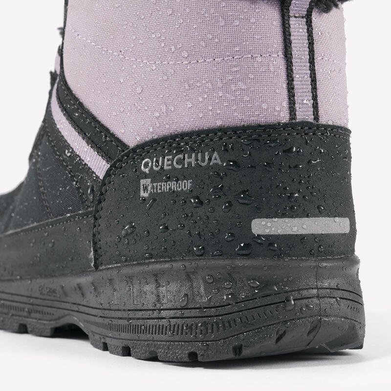 Çocuk Su Geçirmez Outdoor Kar Botu - Mor / Gri - 35 / 38 - SH100