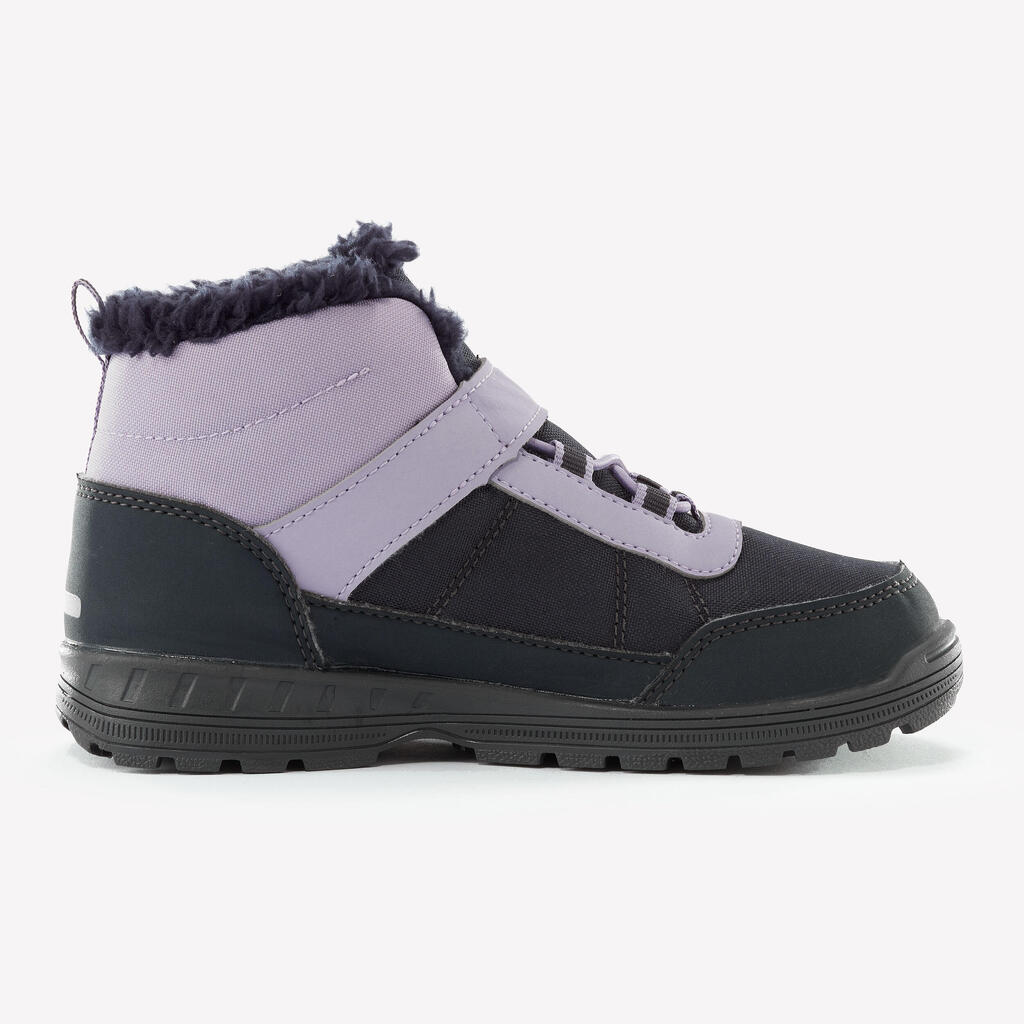 Botas de senderismo cálidas e impermeables para niños SH100