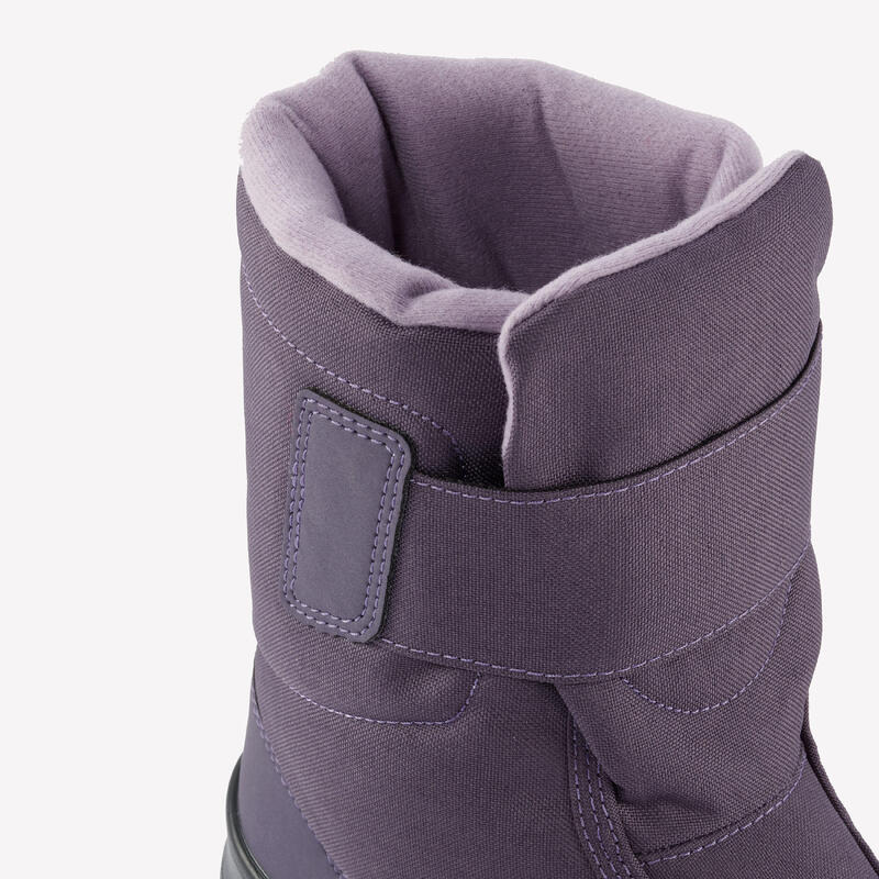 Çocuk Cırt Cırtlı Outdoor Kar Botu - Su Geçirmez - Mor - SH100