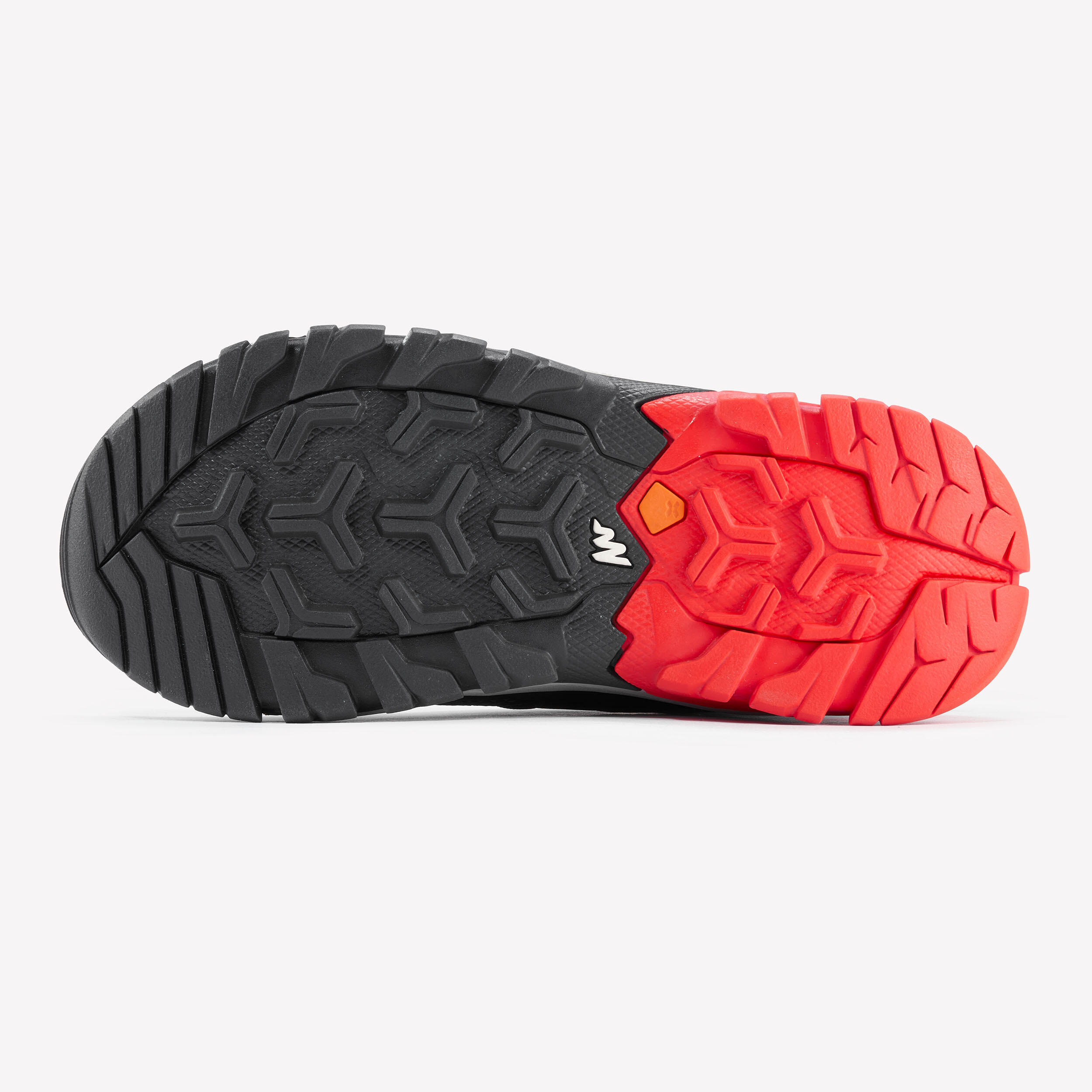 Waterdichte halfhoge wandelschoenen voor kinderen Crossrock grijs 28-34 10/12