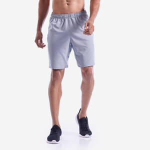 Men's Zip-Pocket Breathable Essential Fitness Shorts - Grey