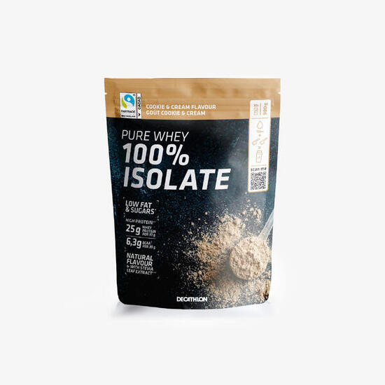 Pure Whey 100% Isolate sabor cookies and cream, 900 g