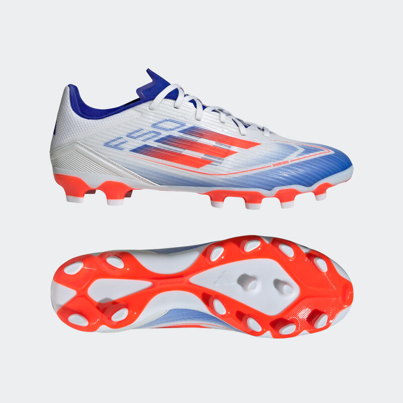 Botas de fútbol Adidas F50 League MG Adulto Blancas