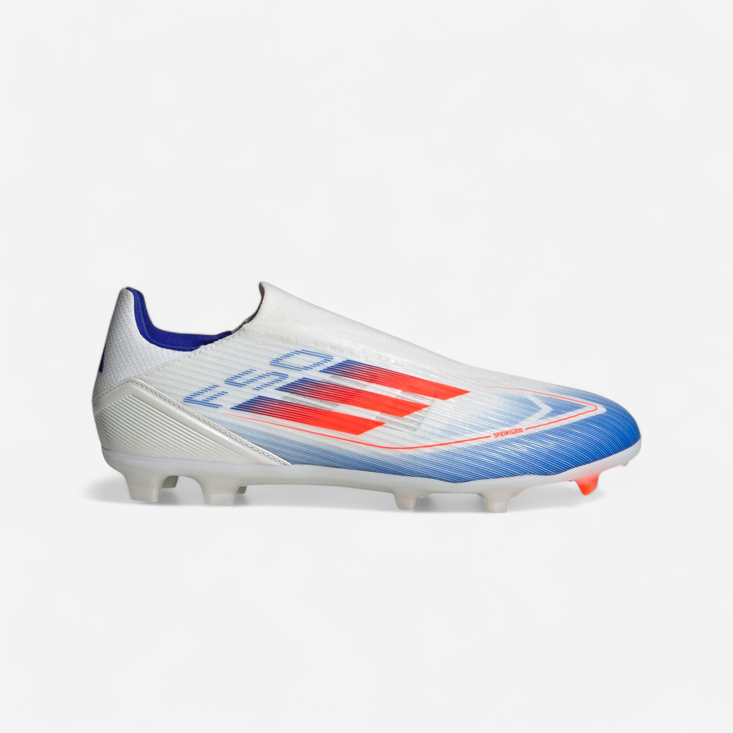 Felnőtt futballcipő, fűző nélküli - F50 League FG Adidas akciós termékkép 1