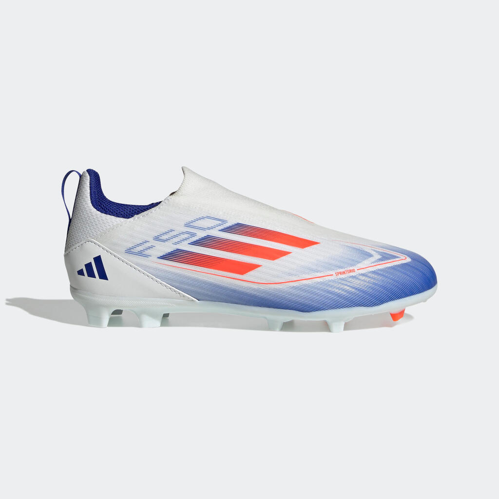 Bērnu futbola apavi F50 League Laceless FG