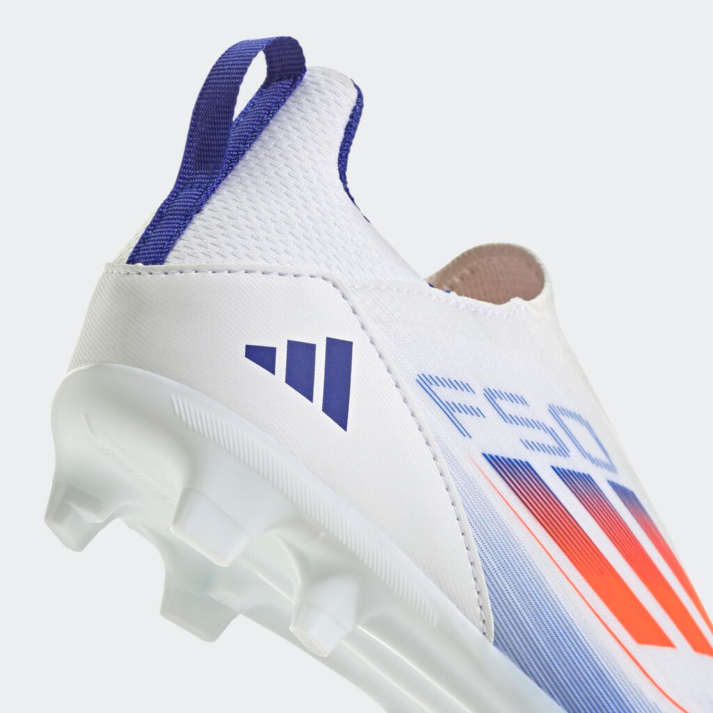 Bērnu futbola apavi F50 League Laceless FG