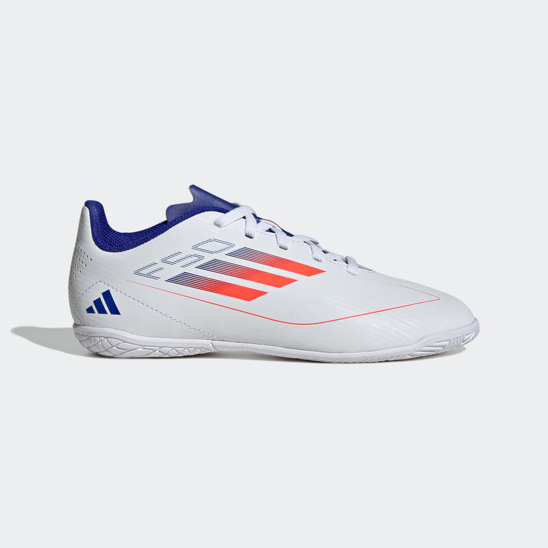 Zaalvoetbalschoenen voor kinderen F50 Club Futsal wit