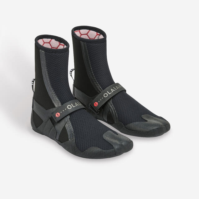 Surfschuhe Yulex 5 mm 900 schwarz