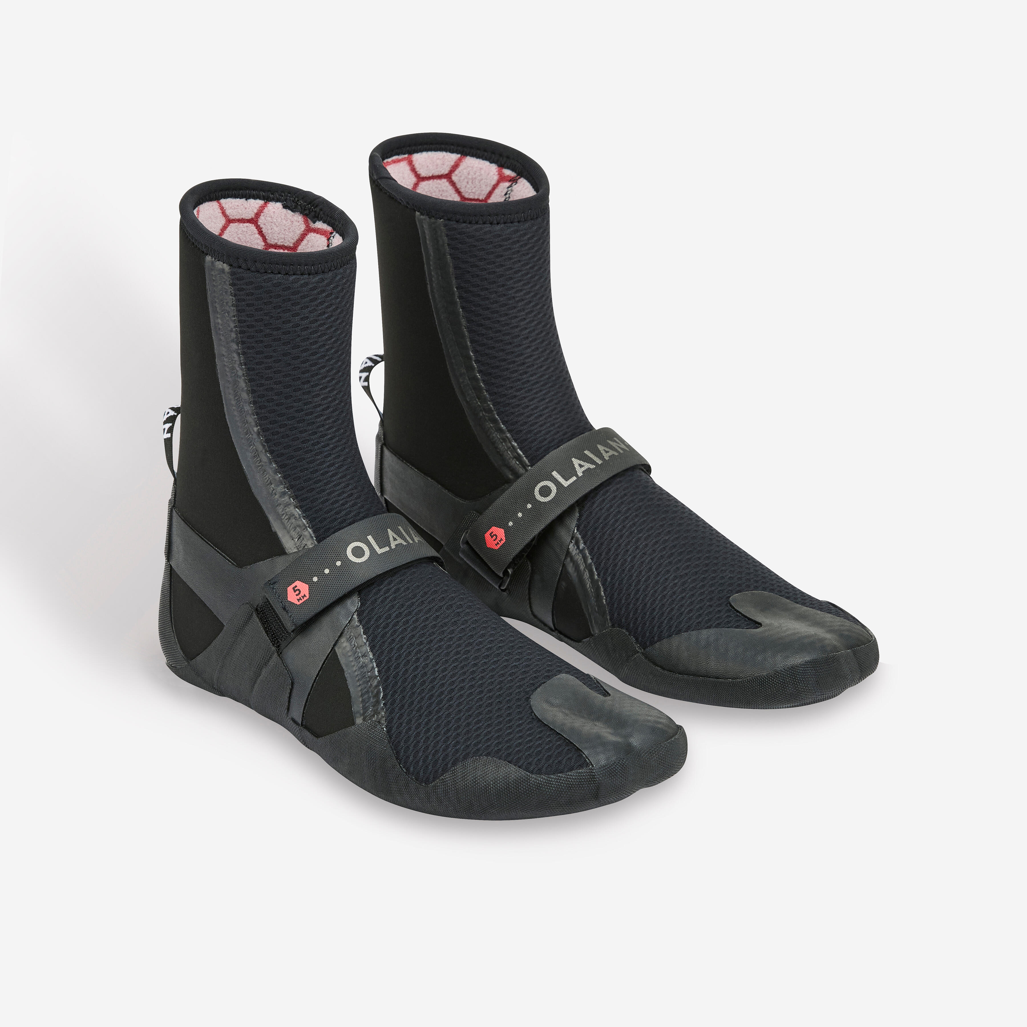 Botins de surf yulex 5mm, 900 preto