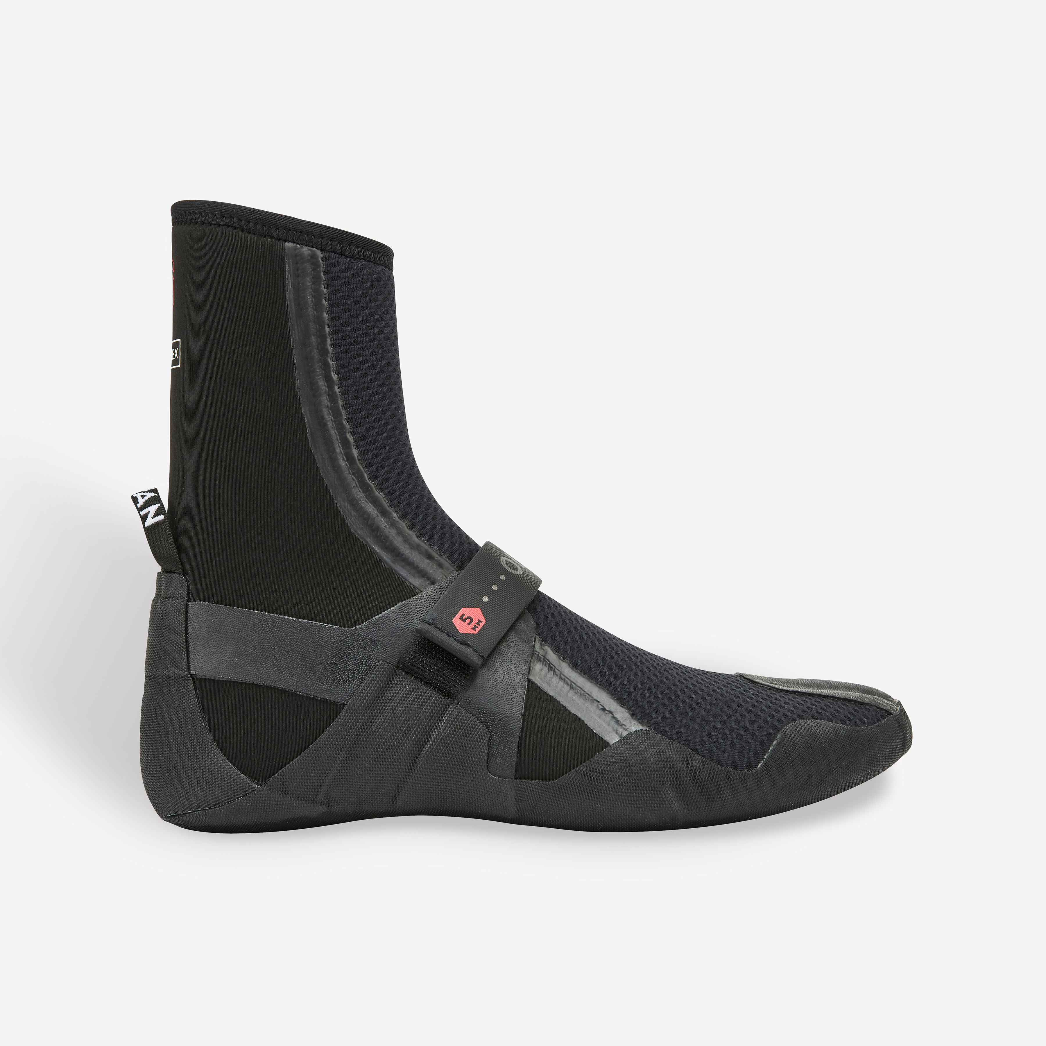 YULEX surfboots 5mm, 900 black