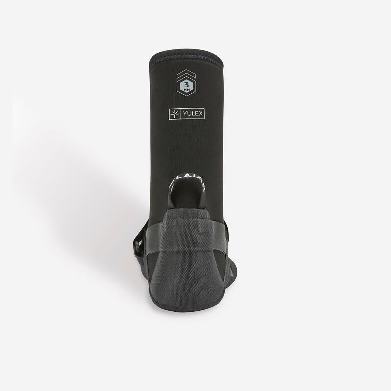 Botoși surf cauciuc natural YULEX 3mm 900 Negru