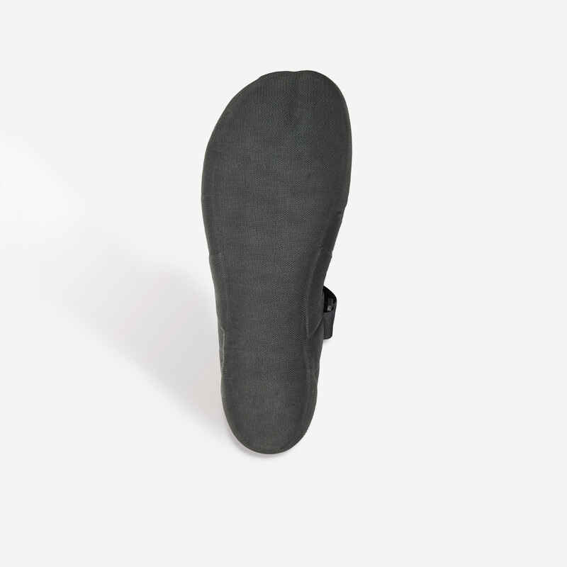 Surfing YULEX booties 3 mm, 900 black Decathlon