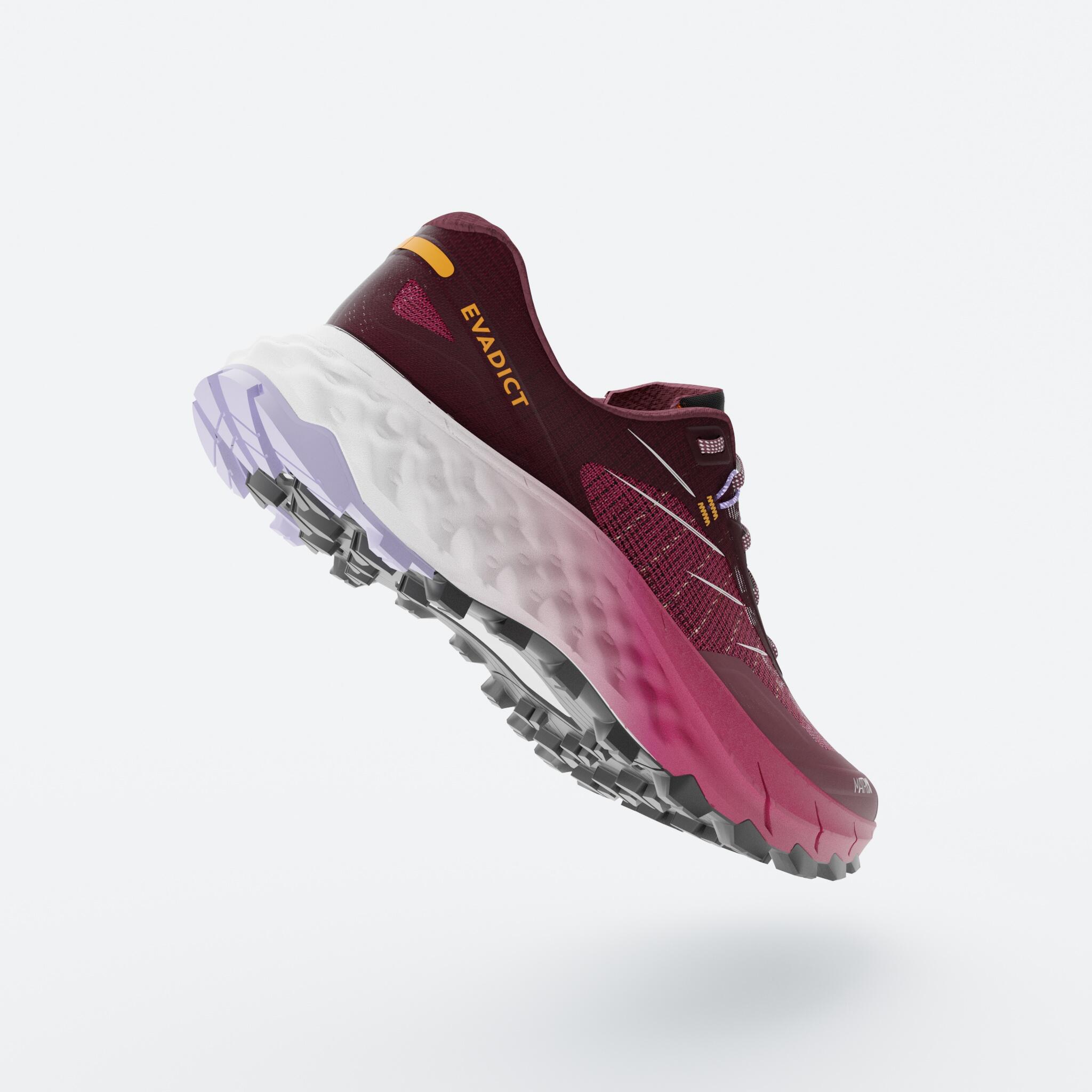 EVADICT Scarpe da trail running da donna MT CUSHION 2 raspberry