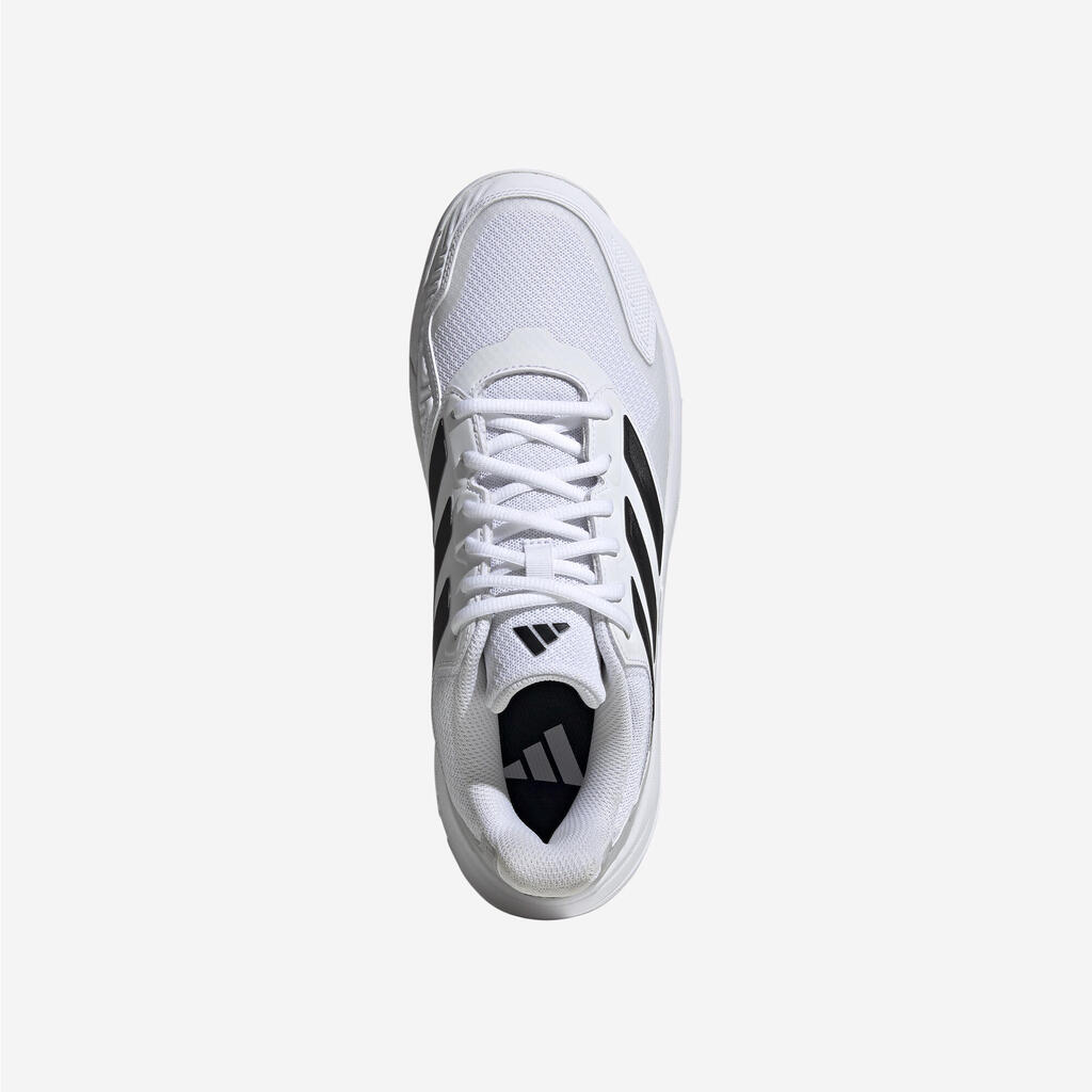 Pánska tenisová obuv Courtjam na rôzne povrchy biela