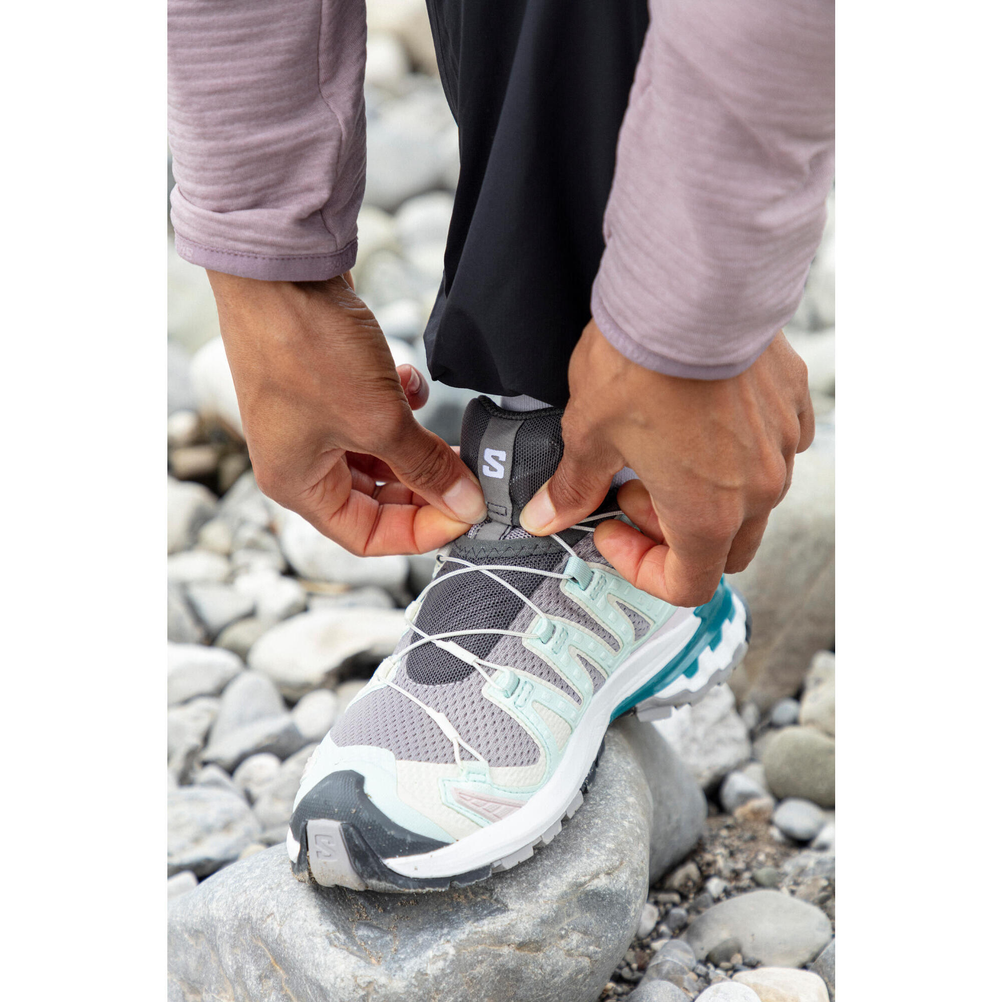 Zapatillas de montana y trekking Mujer Salomon XA Pro 3D V9 Decathlon