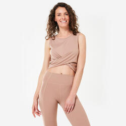 CROP TOP PREMIUM YOGA ECRU