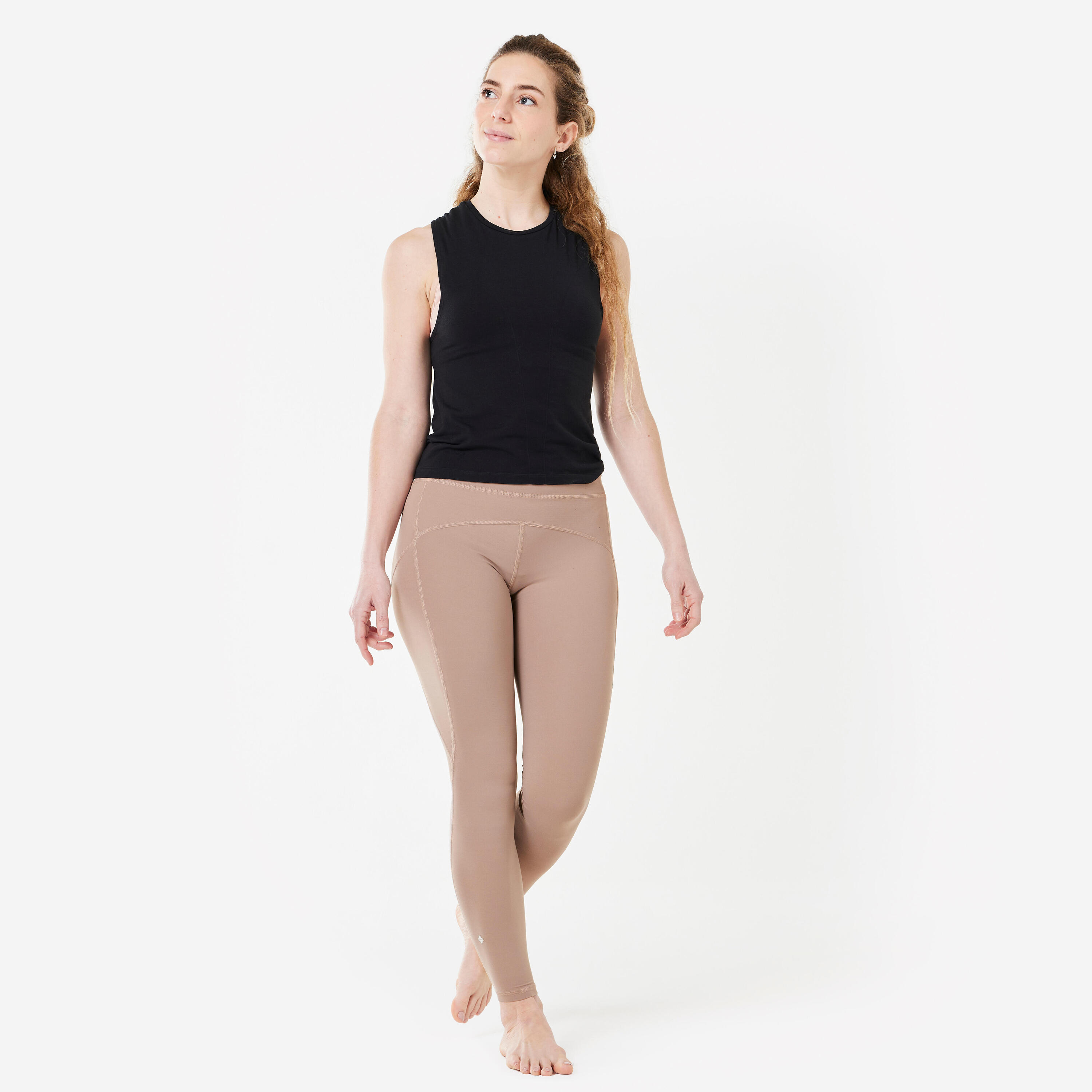 DEBARDEUR YOGA DYNAMIQUE SANS COUTURE NOIR 2/5