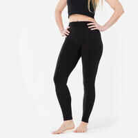 Long Seamless Yoga Leggings - Black