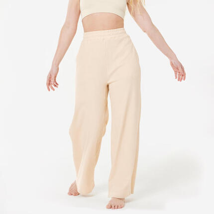 Pantalon yoga de retraite femme, noir graphite