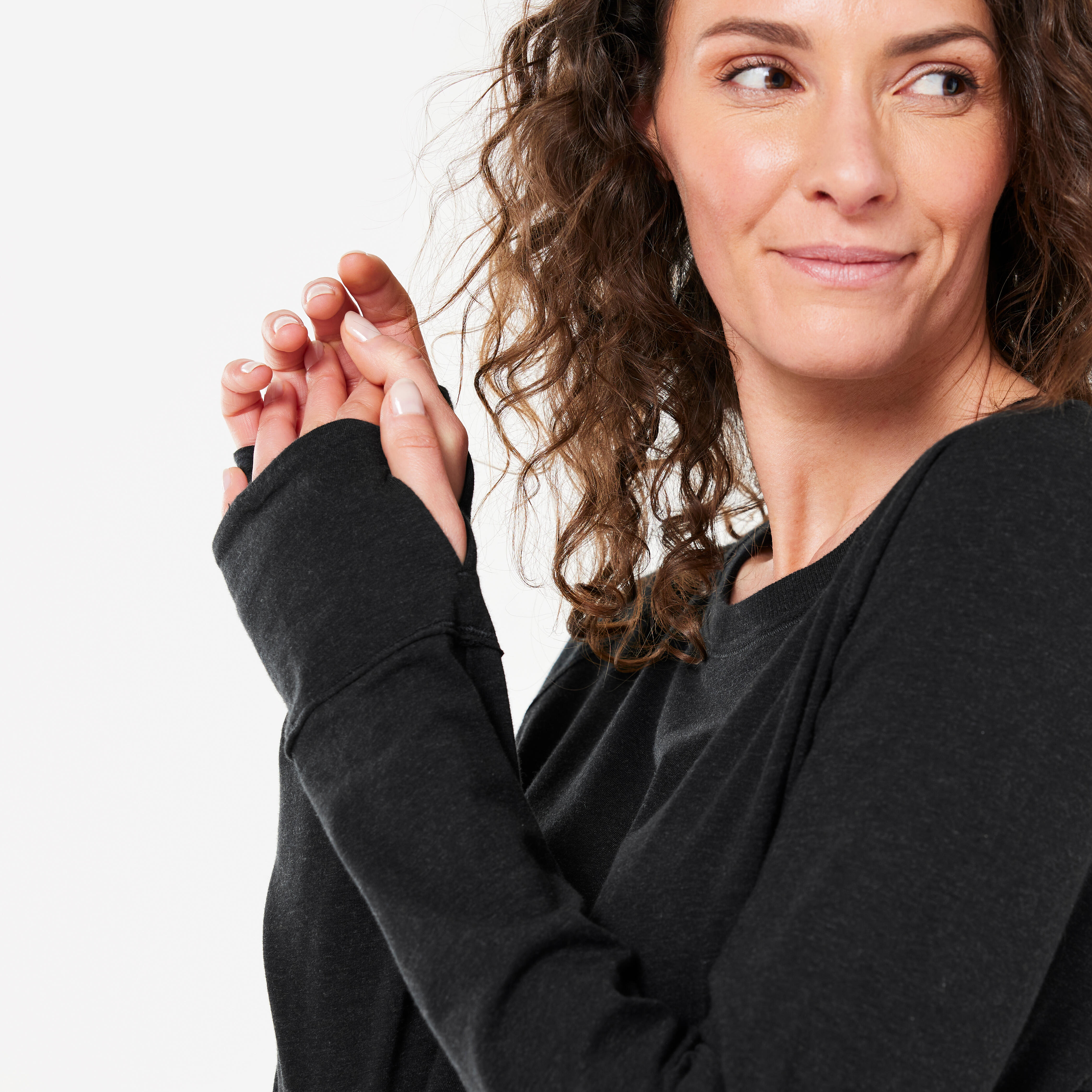 Women's Long-sleeved yoga shirt - KIMJALY