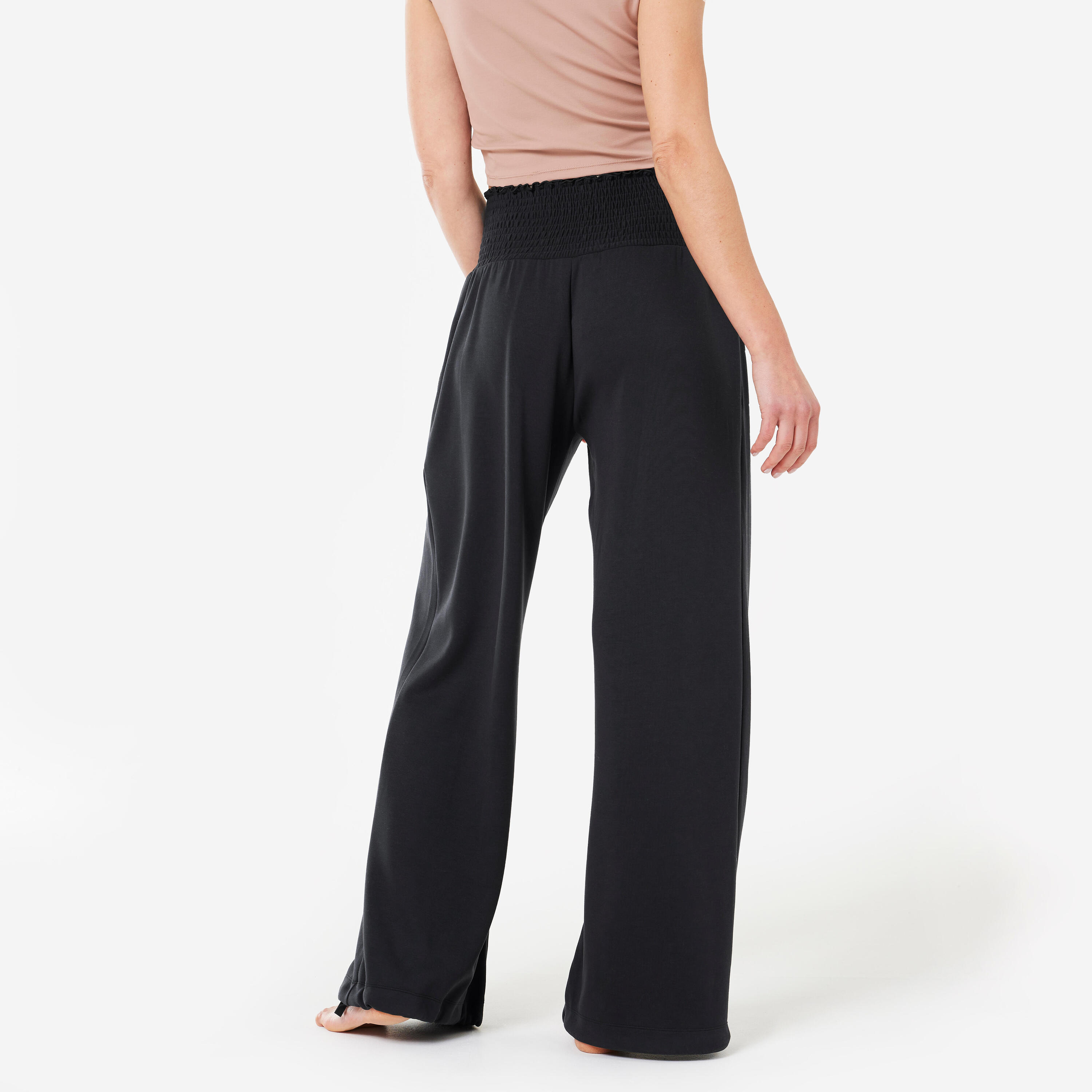 PANTALON LARGE YOGA SMOCK NOIR 4/9