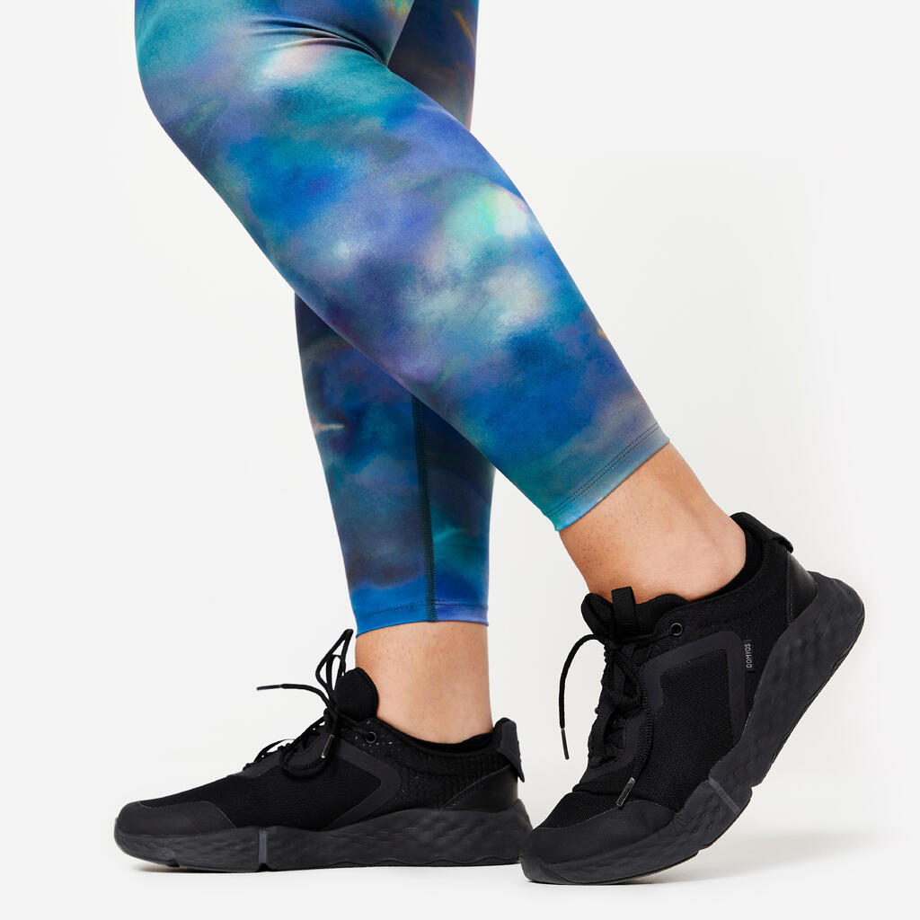 Leggings grosse Grössen hoher Bund Damen - mehrfarbig