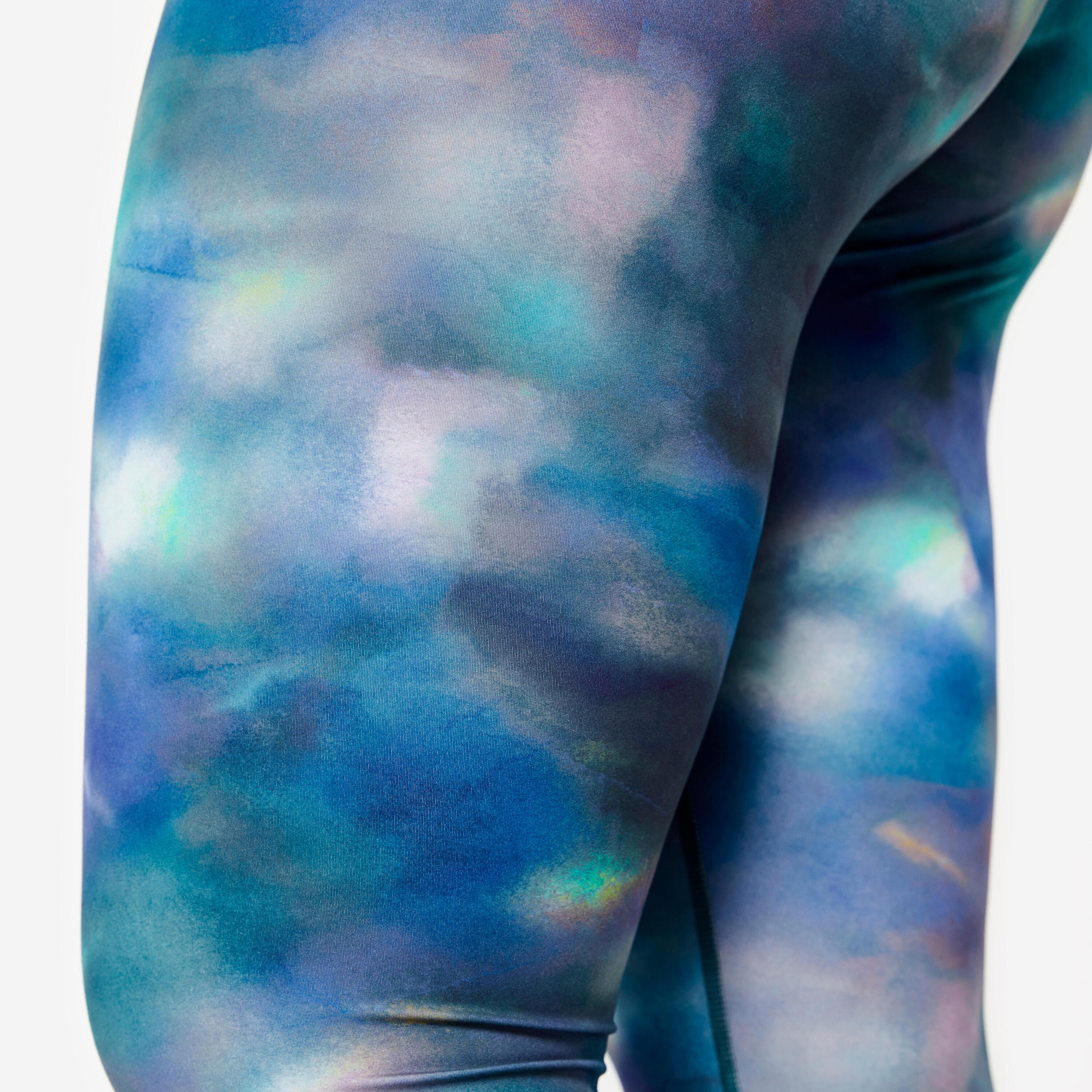 Női fitnesz leggings, magasított derekú  6/7