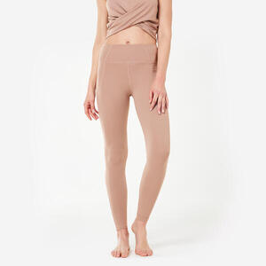 Leggings Yoga Mujer Marrón Premium