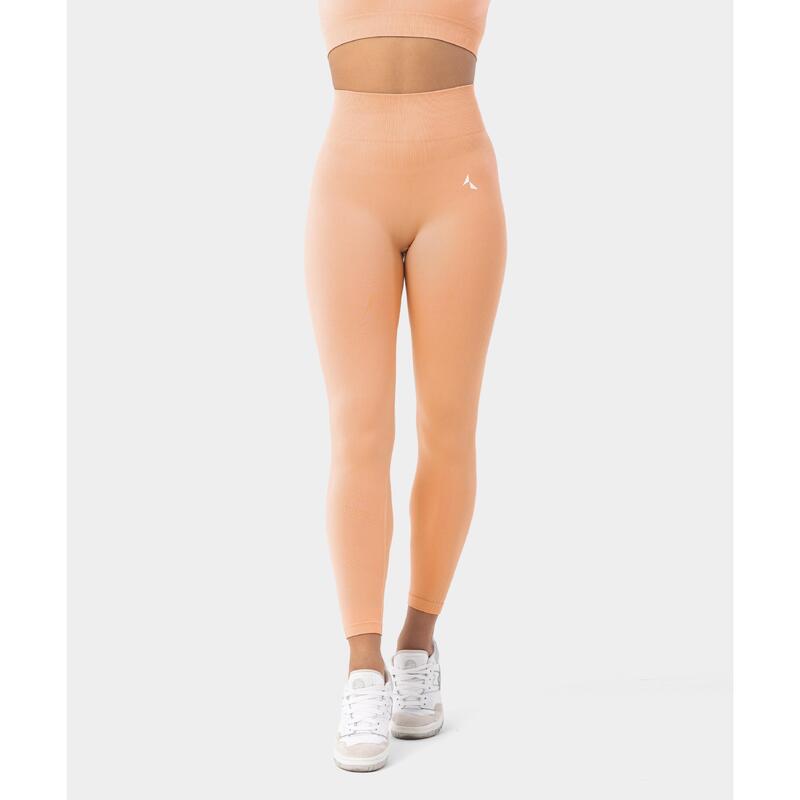 Legginsy bezszwowe Carpatree Blaze brzoskwiniowe