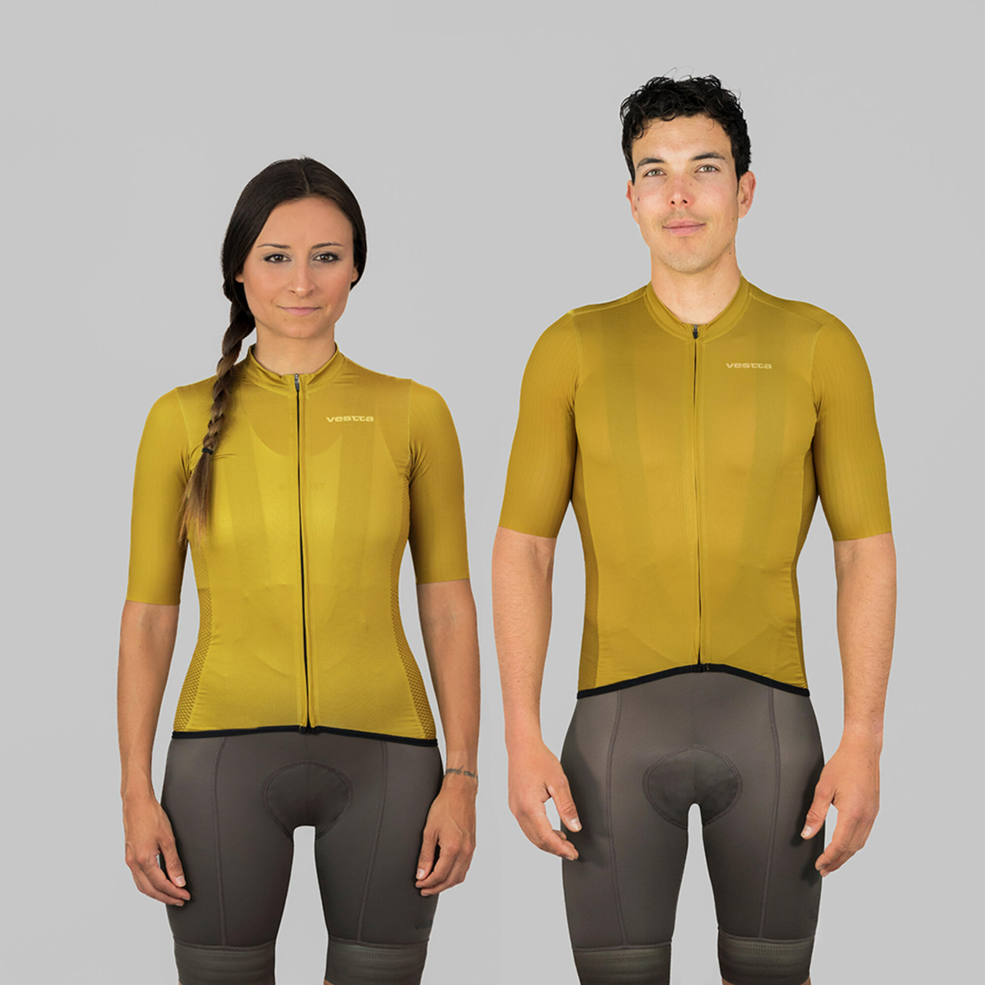 VESTTA Maillot ciclismo manga corta unisex Vestta Pro Plus Kaki