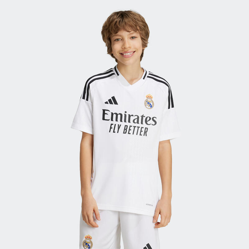 Tricou Fotbal Teren propriu Replică Real Madrid 24/25 Copii 