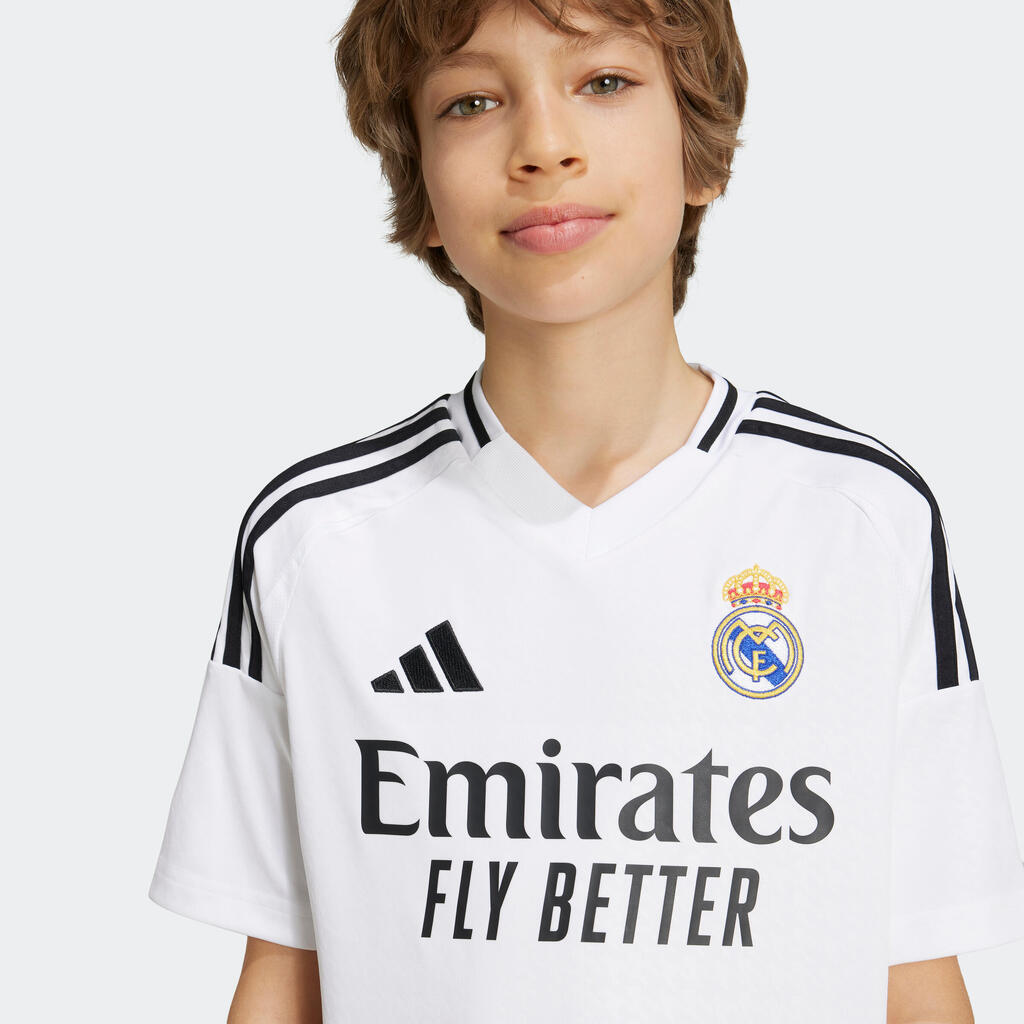 Vaikiški Madrido „Real“ rungtynių namų aikštelėje marškinėliai, 2024–2025 m.