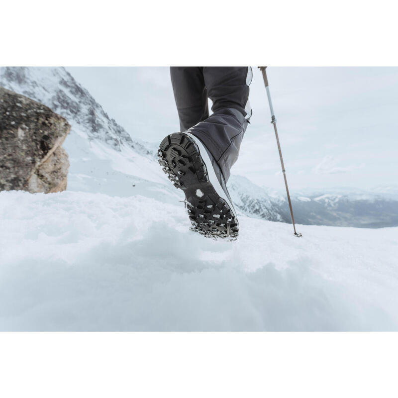 Kadın Outdoor Kar Botu - Su Geçirmez - Siyah - MH500 Mid