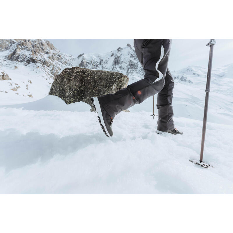Kadın Outdoor Kar Botu - Su Geçirmez - Siyah - MH500 Mid