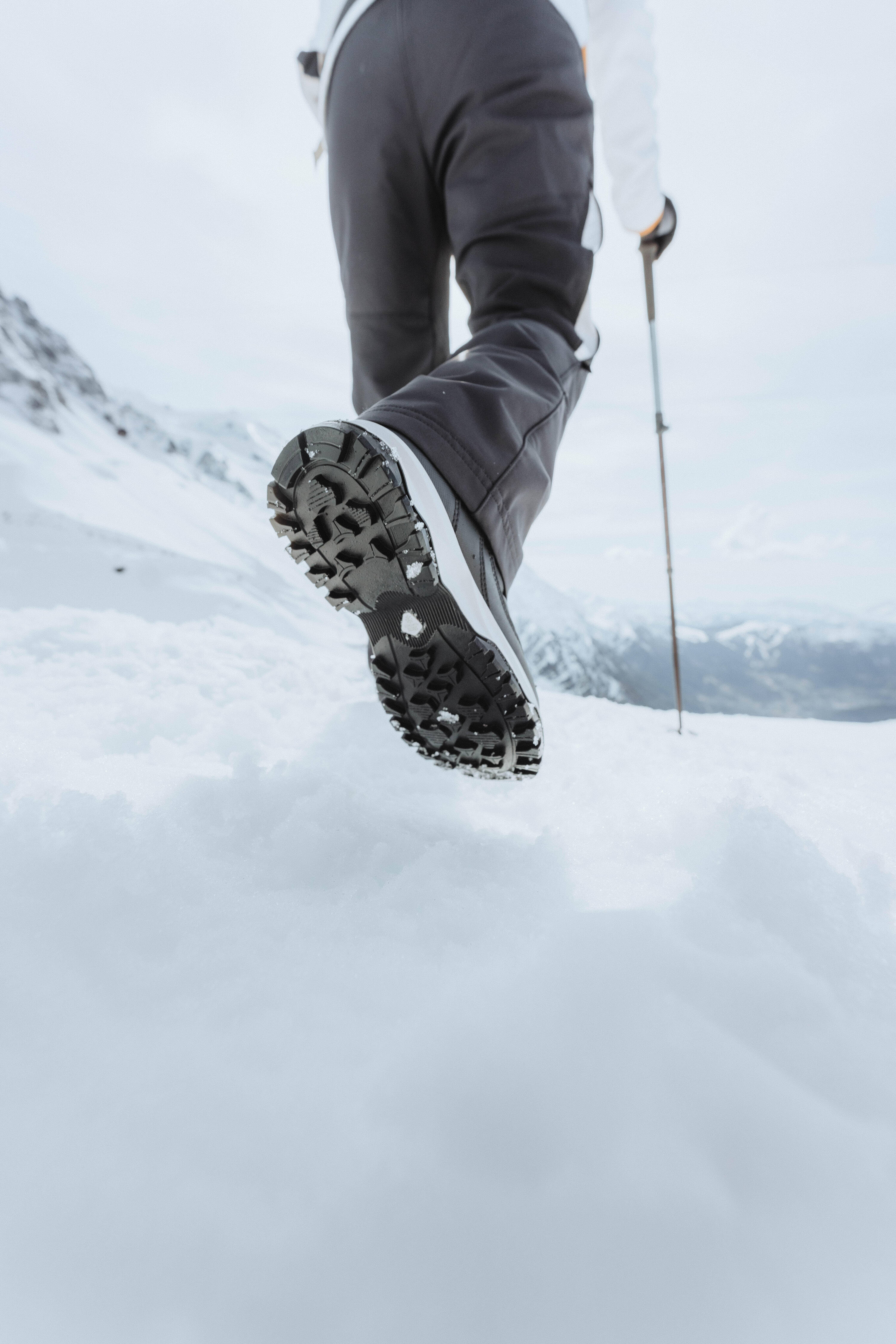 Women’s Warm and Waterproof Hiking Boots MH500 Mid - Black -  4