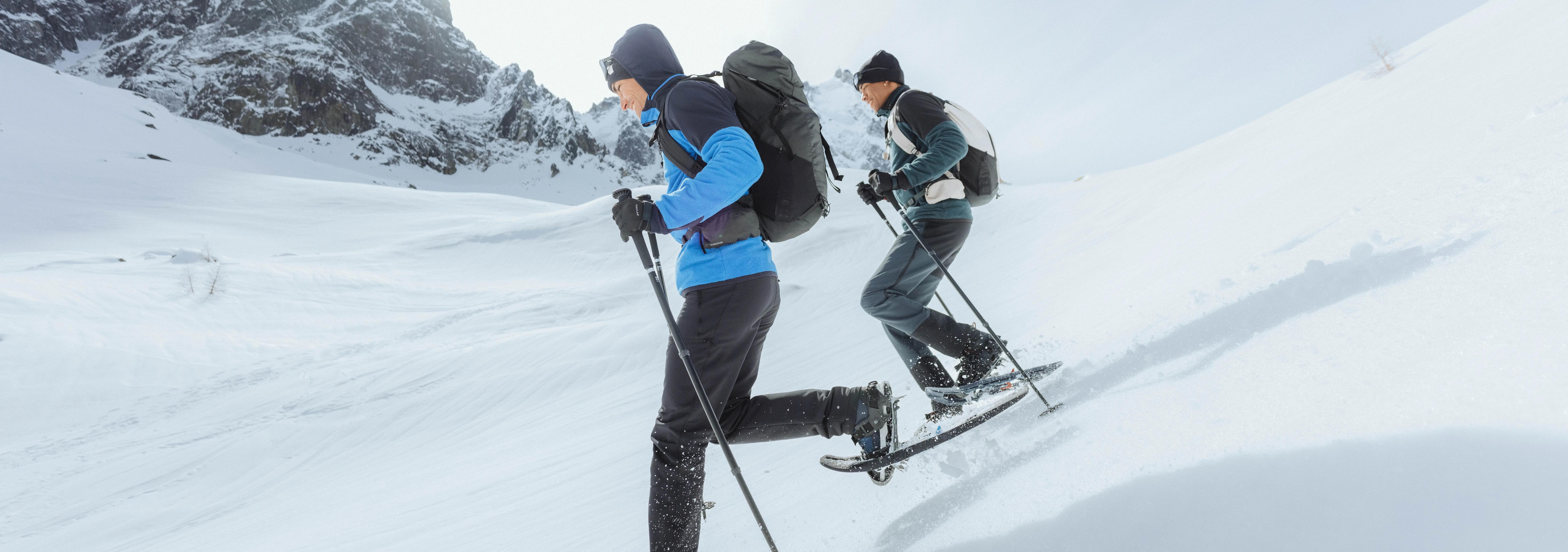 Snow hiking