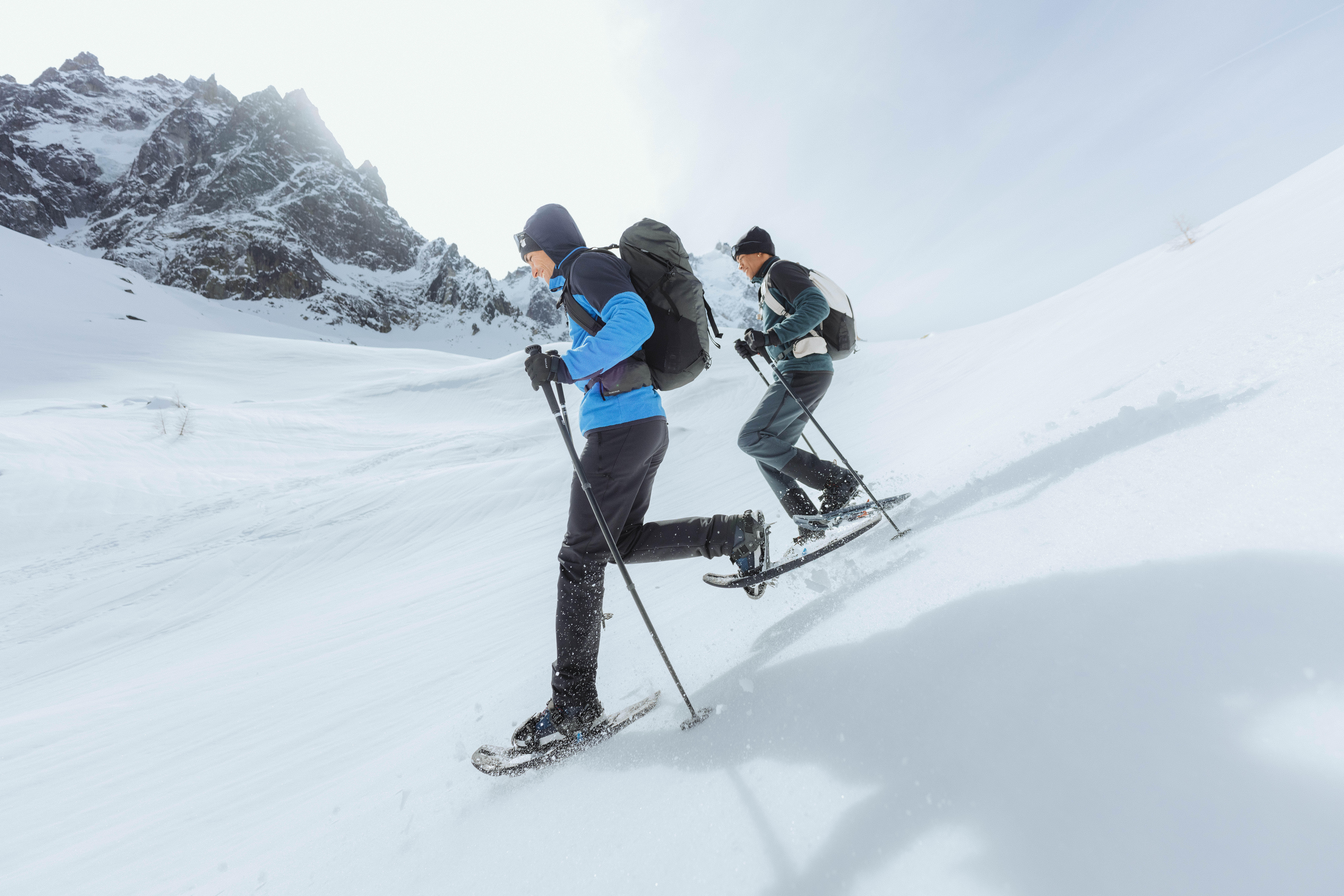 use poles for greater stability