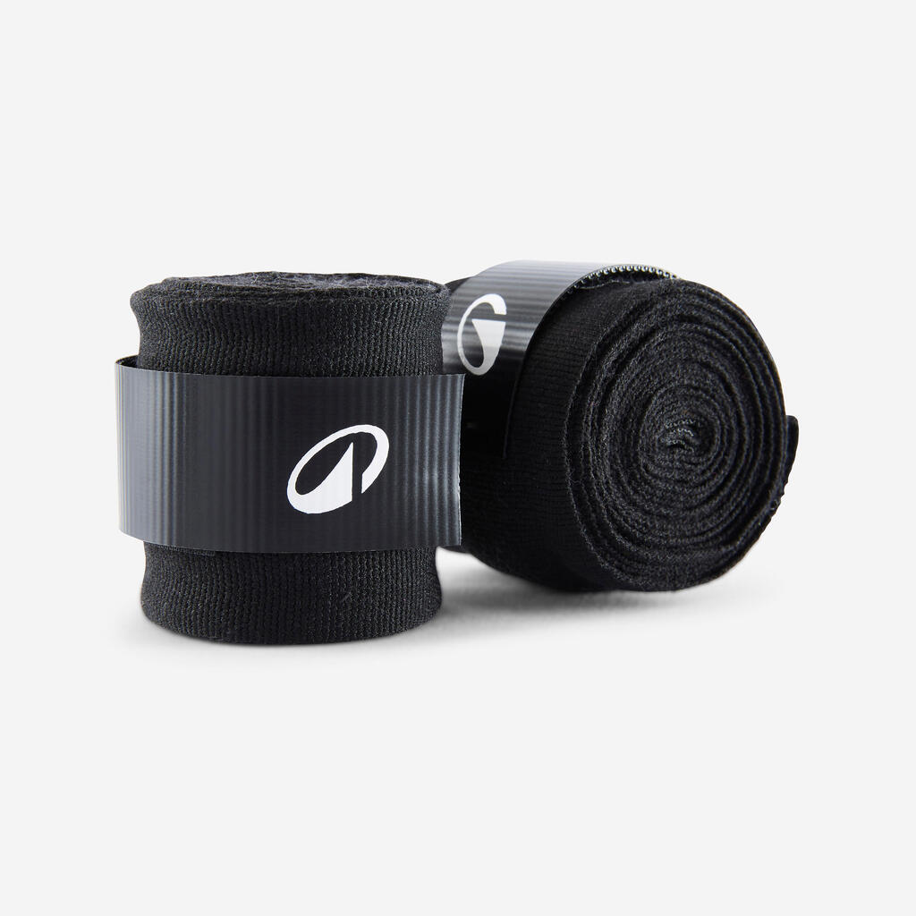 BANDES DE BOXE 2,5M  NOIRES