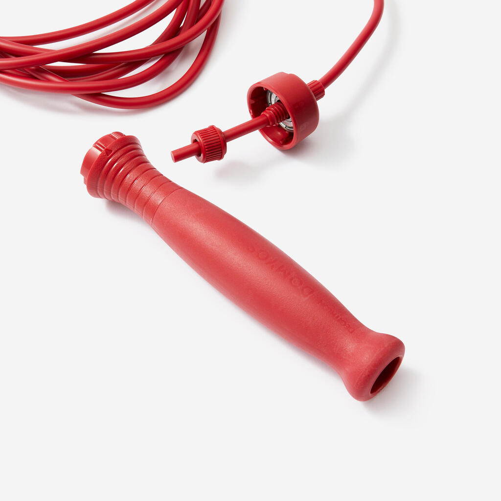 Skipping Rope 500 Rubber - Red