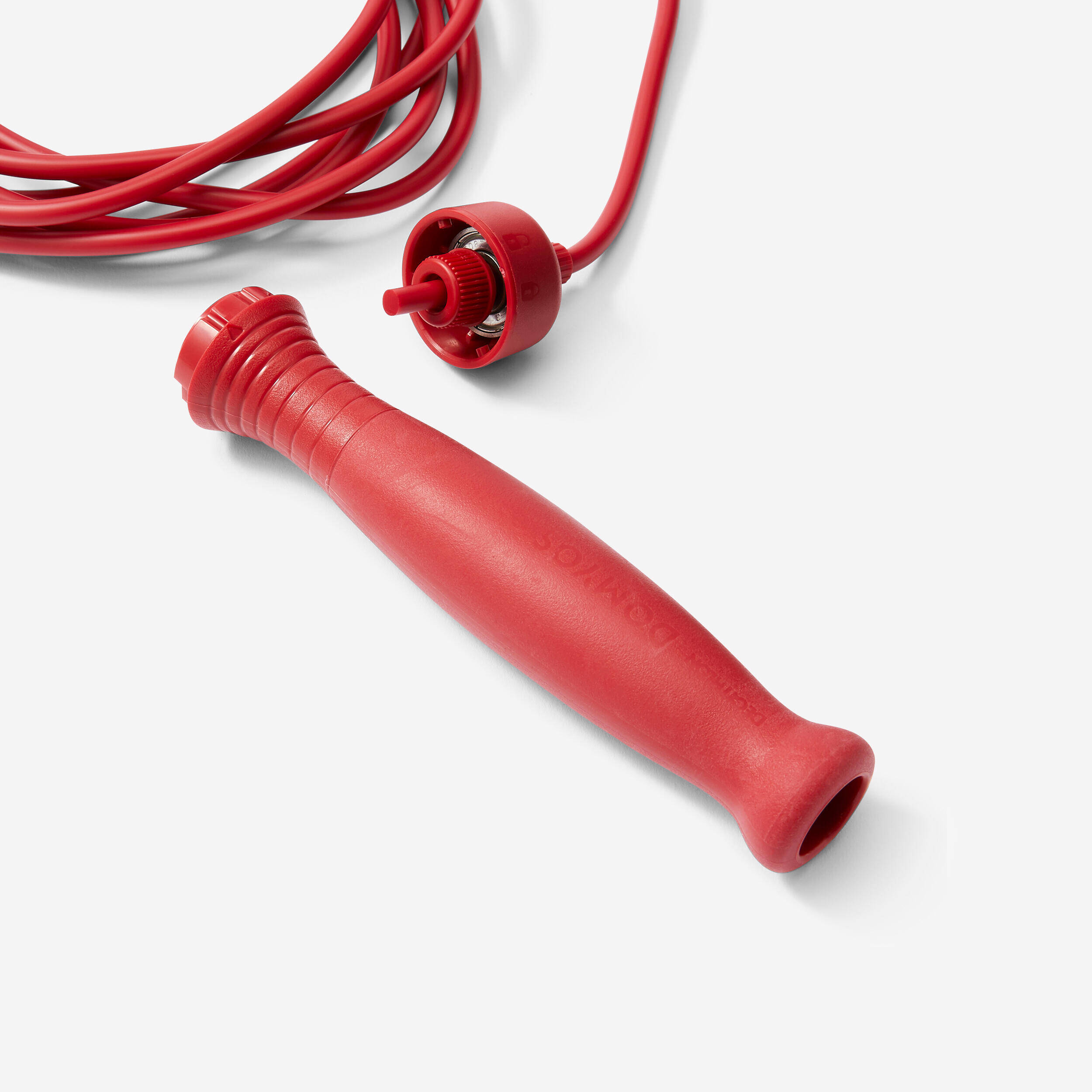Skipping Rope 500 Rubber - Red -  2