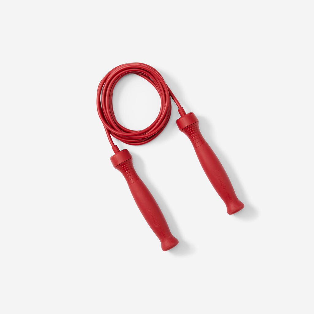 Skipping Rope 500 Rubber - Red