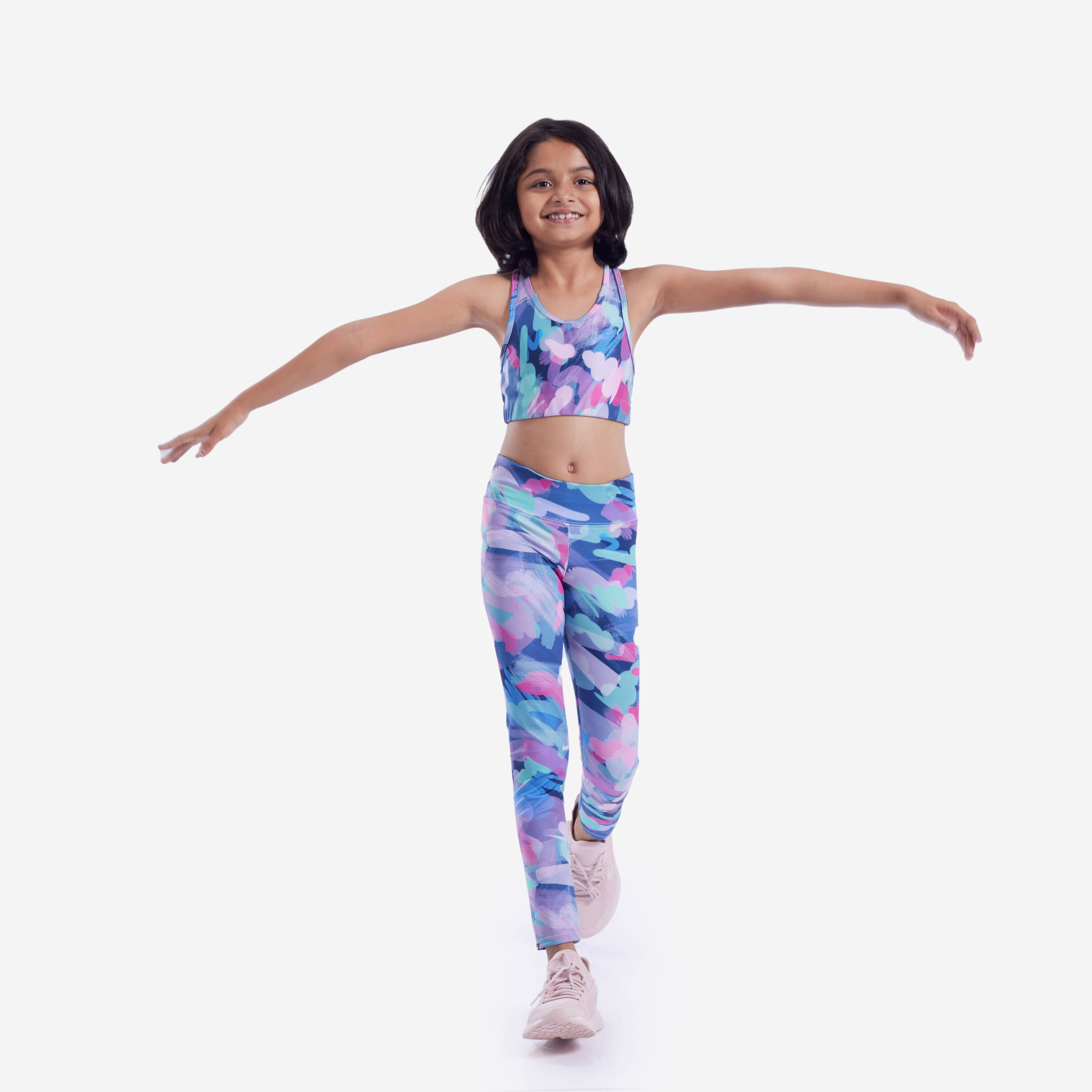 Girls' Breathable Leggings - Print -  4