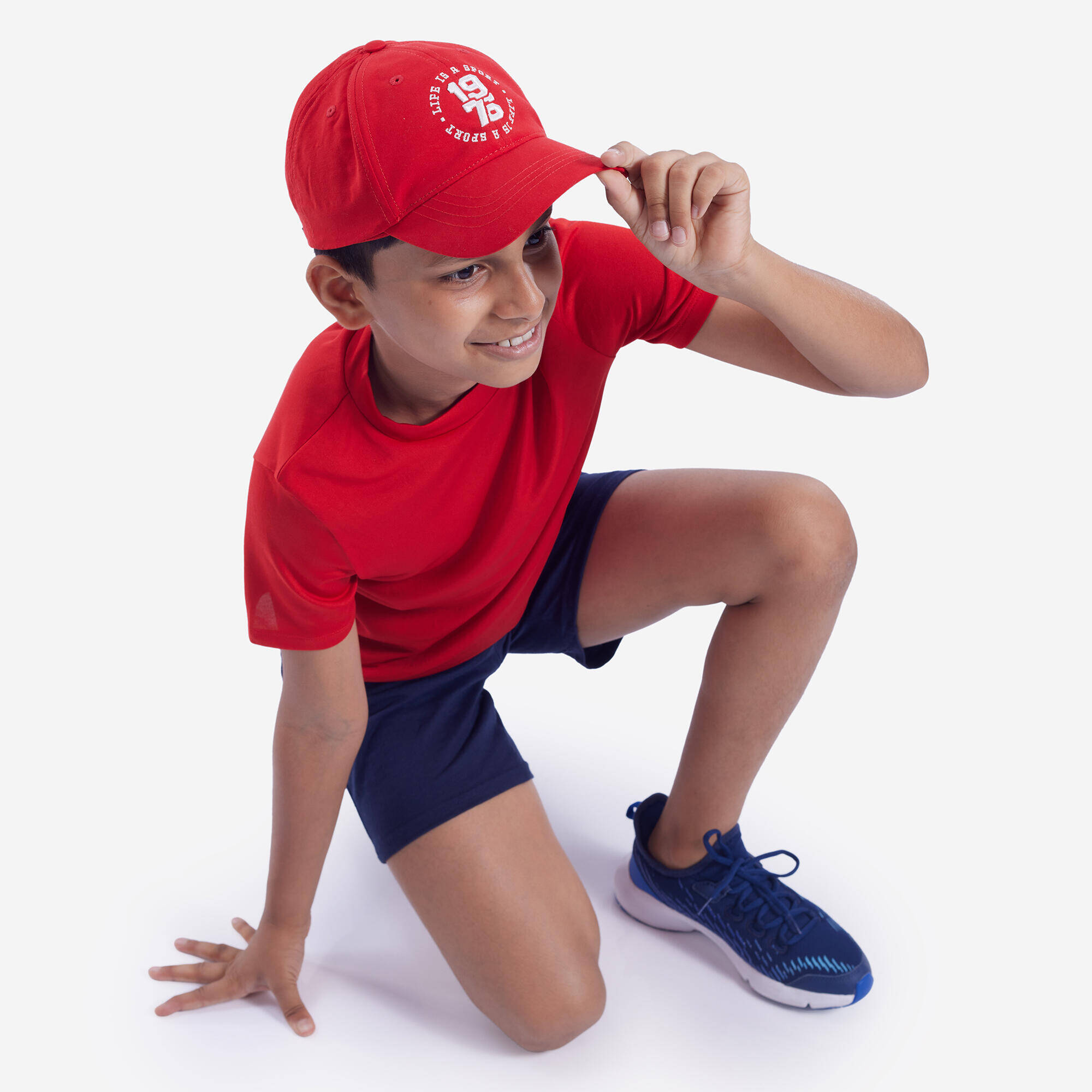 Kids' Technical T-Shirt - Cherry Red -  4