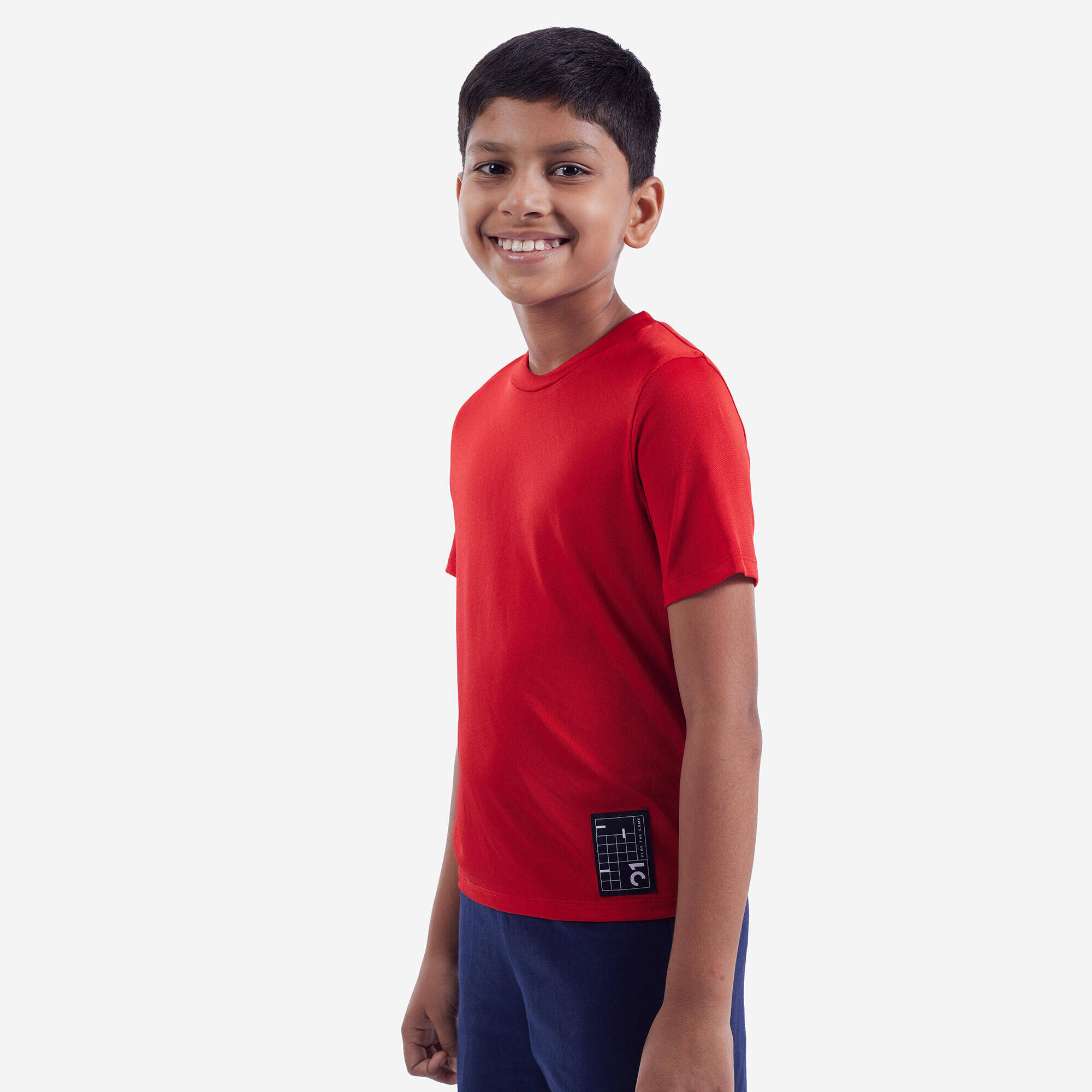Kids' Technical T-Shirt - Cherry Red