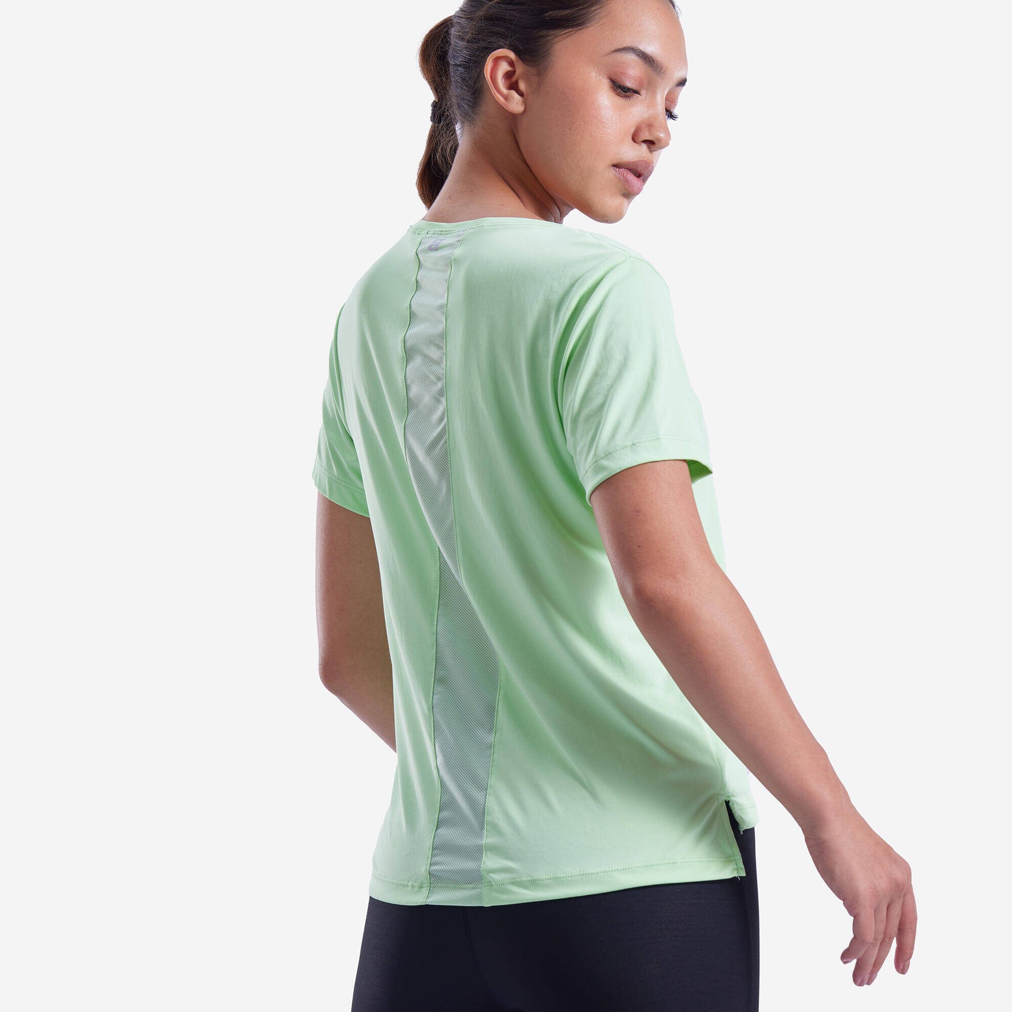 Women Gym Sports T-Shirt - Light Green -  4