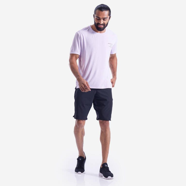 Men's Fitness Breathable Essential Short-Sleeved Crew Neck T-Shirt