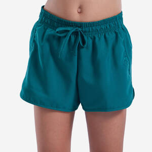 Girls' Multisport Breathable Shorts - Pine Green