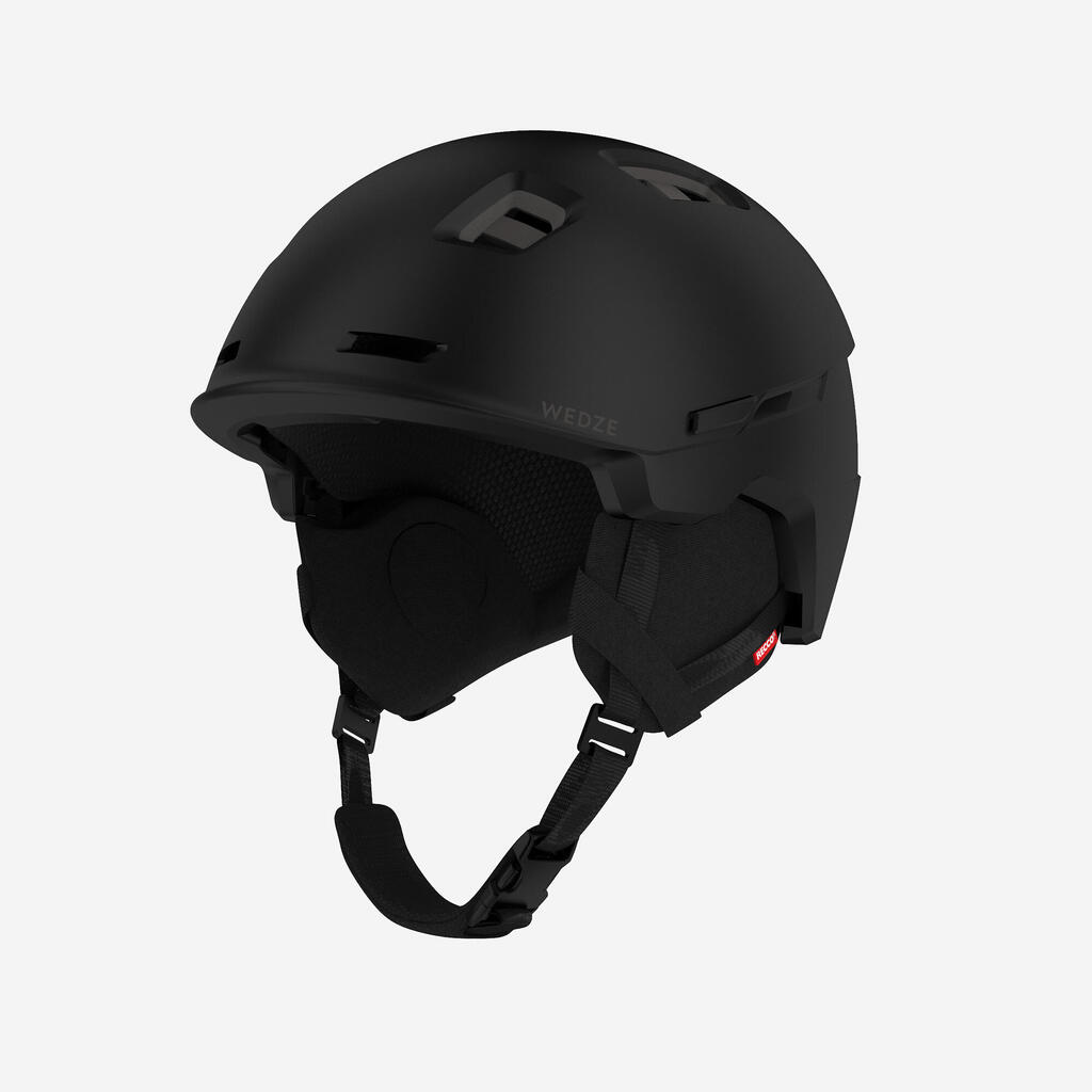 WILDER DOUBLE-STANDARD BLACK CROSS-COUNTRY SKIING HELMET