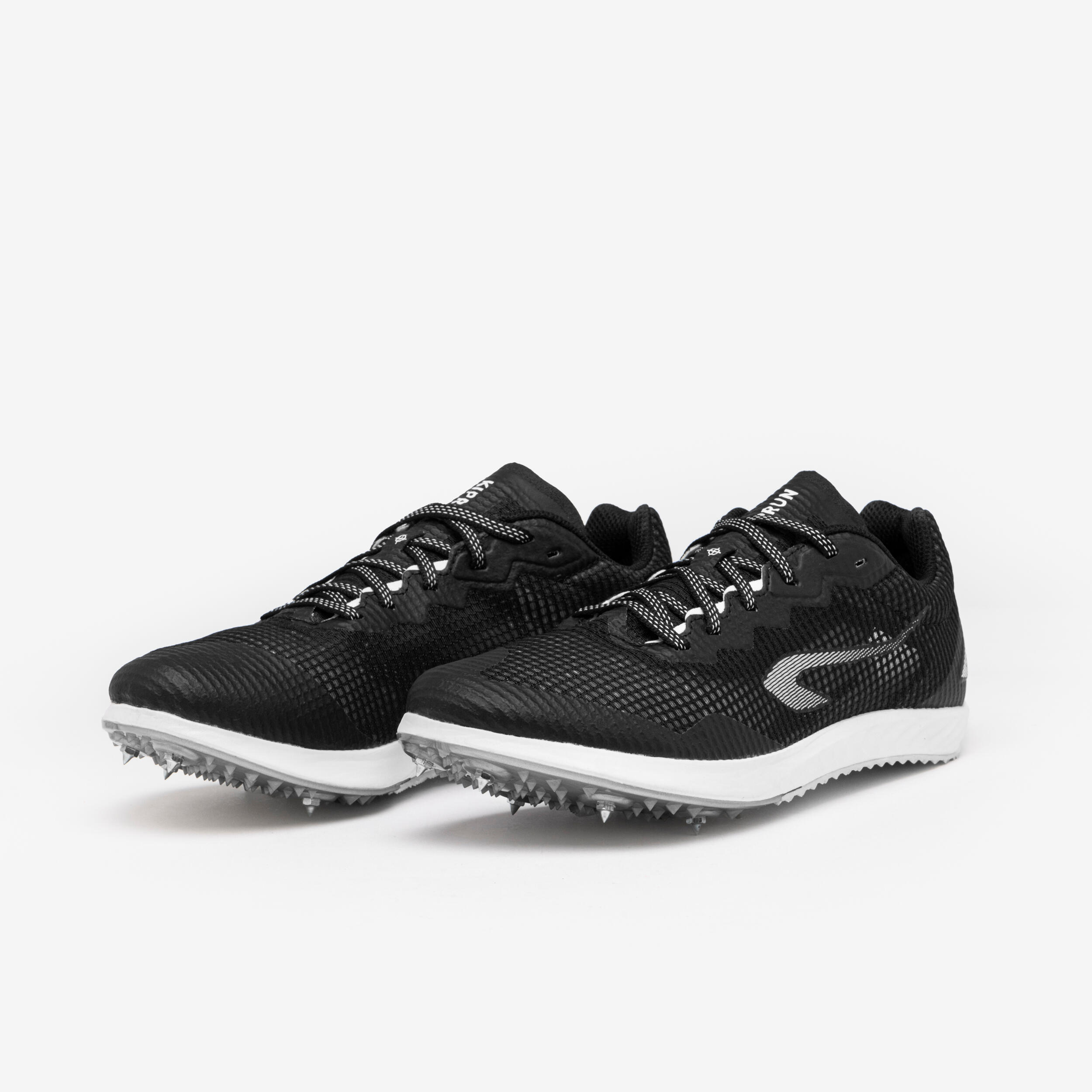 Laufschuhe Spikes Leichtathletik Herren/Damen/Kinder - AT Start V3 schwarz  3/8